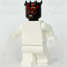 LEGO® Star Wars Darth Maul Head Minifigure Part Zabrak Horns Headgear Sith Face1