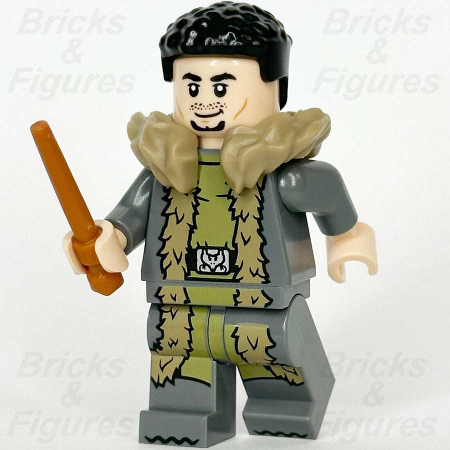 LEGO Harry Potter Viktor Krum Minifigure Goblet of Fire Fur Coat Wizard 76440 - Bricks & Figures