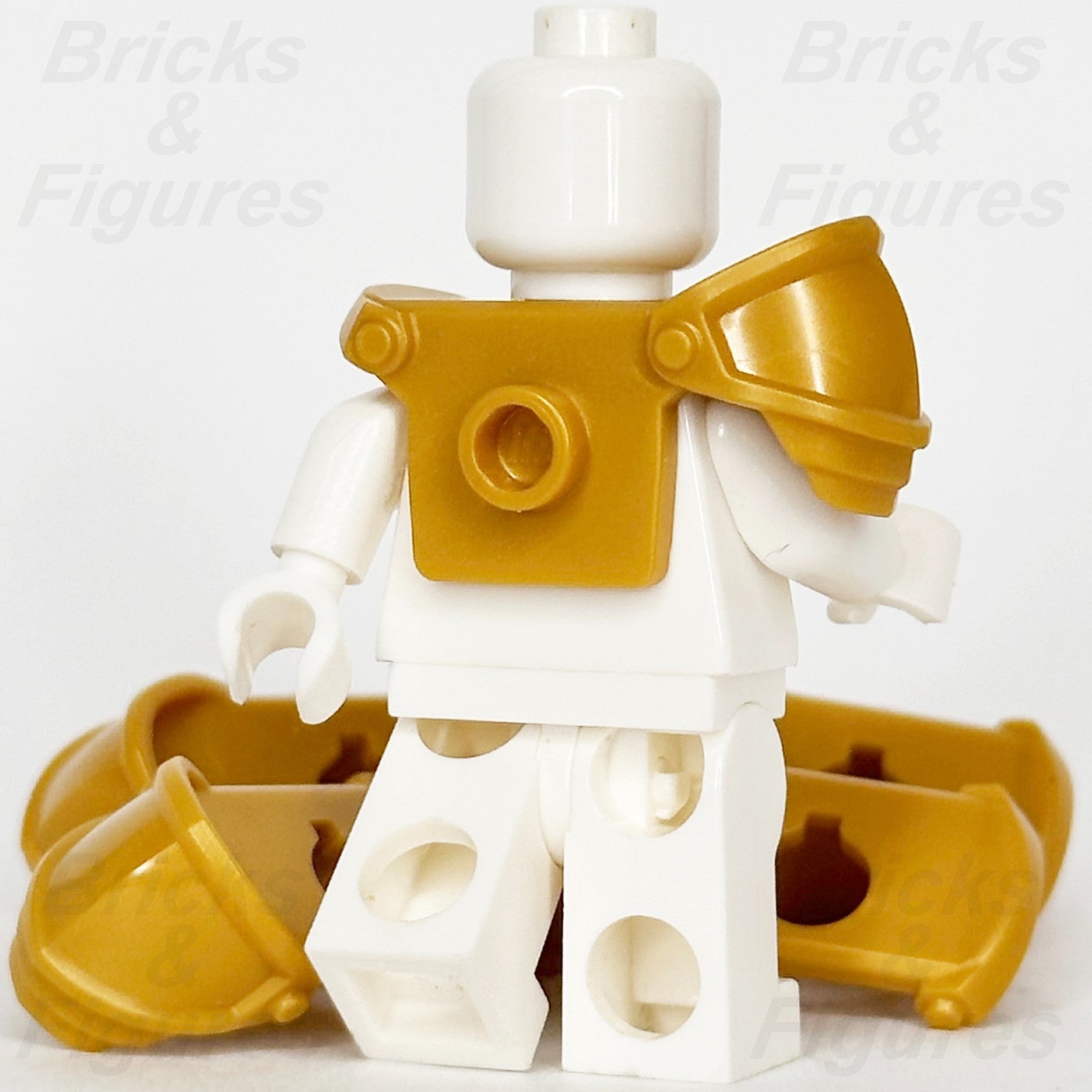 LEGO Castle Minifigure Shoulder Armour Part Pearl Gold Knight Pauldron 65435 x 52