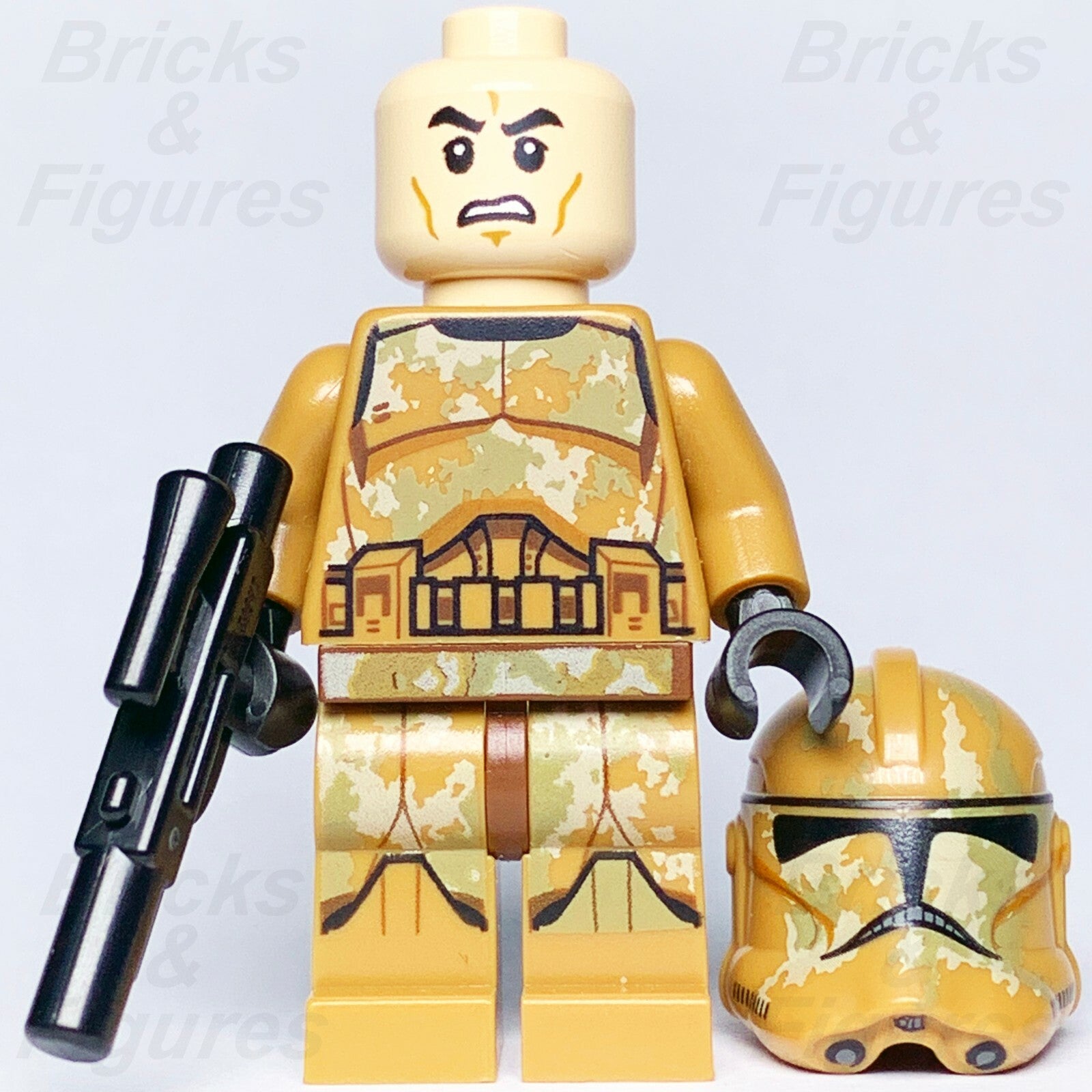 Used LEGO Star Wars Geonosis Clone Trooper Minifigure Phase 2 Camo 75089 sw06061