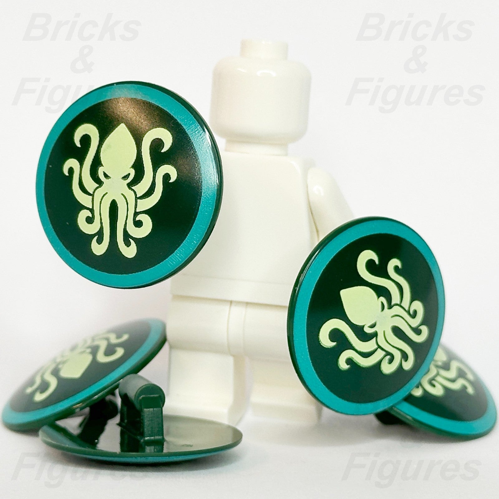 LEGO Castle Kraken Warrior Minifigure Shield Part Round 21358 75902pb35 x 51