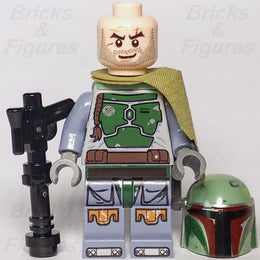 LEGO Star Wars Boba Fett Minifigure Mandalorian Bounty Hunter 75174 sw0822 Used1