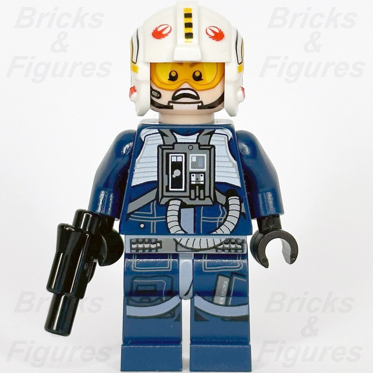LEGO Star Wars Rebel Pilot YWing Minifigure Rogue One Jumpsuit 75162 Used1