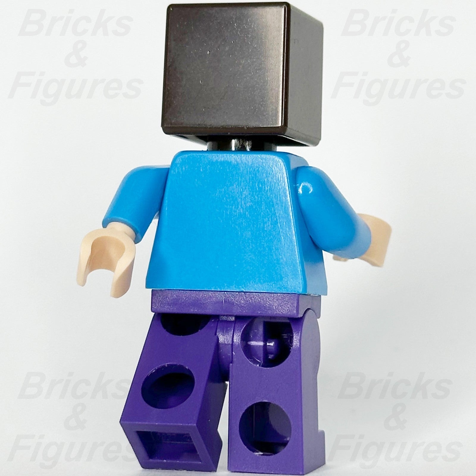 LEGO Minecraft Steve Minifigure Light Nougat Dark Purple Legs Minifig min0092