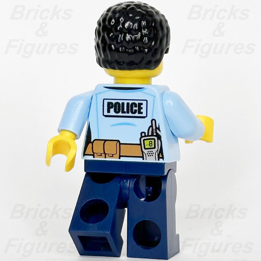 LEGO Police City Officer Minifigure Female Town Black Curly Hair 60316 cty13812