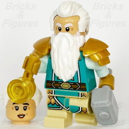 LEGO Dungeons & Dragons Dwarf Cleric Minifigure Ideas Alternative Head 21348 - Bricks & Figures