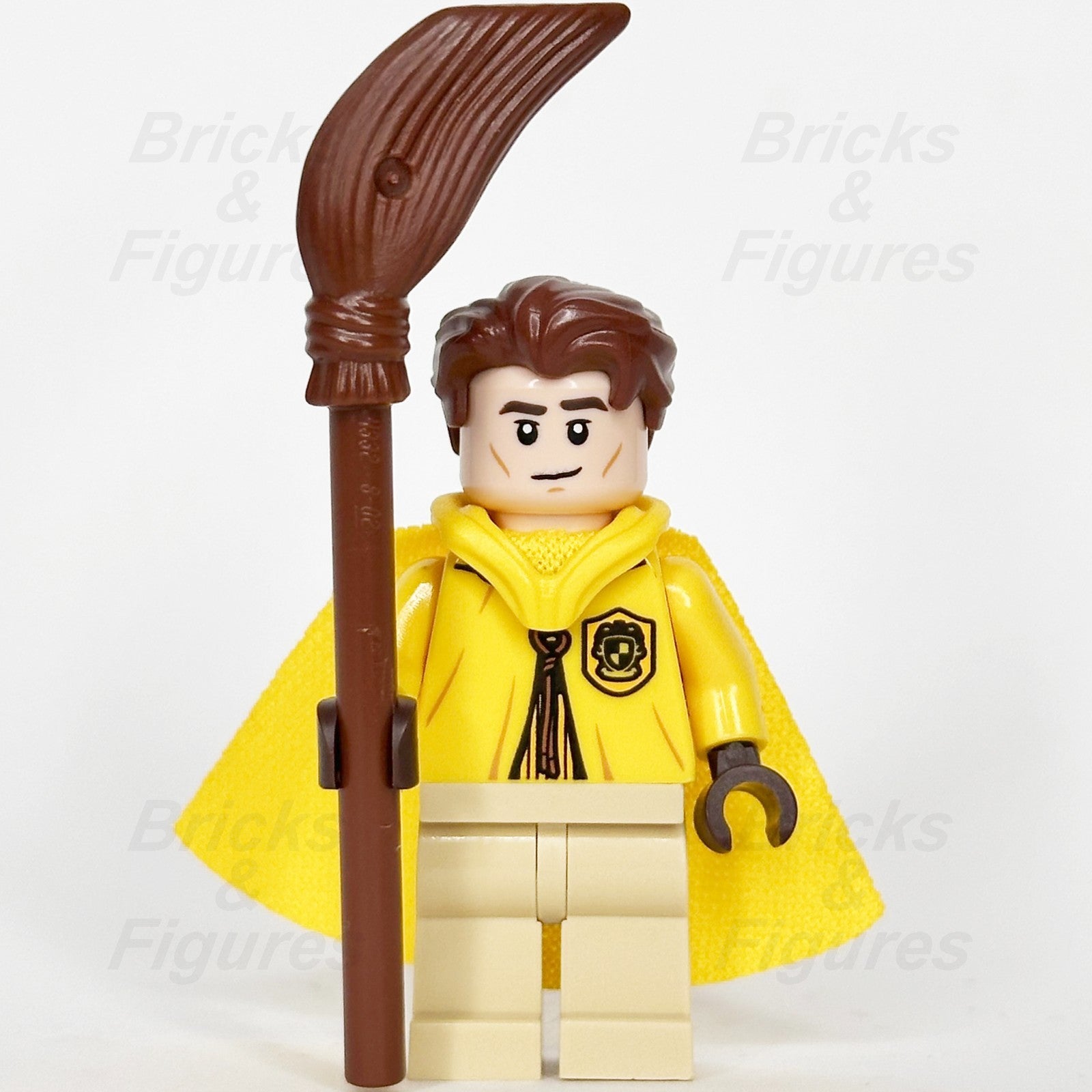 LEGO Harry Potter Cedric Diggory Minifigure Hufflepuff Quidditch Hood Cape 764162