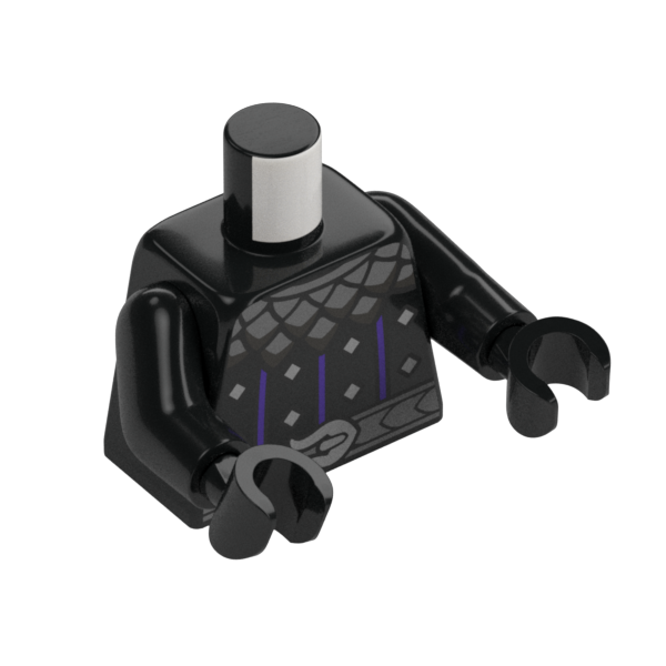 LEGO Minifigure Torso Part 6554507 76382 Castle Serpent Knight Body 311680