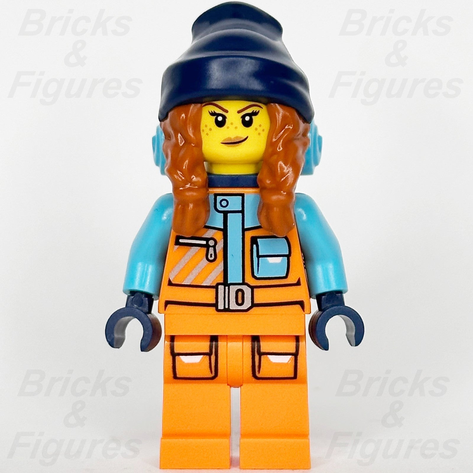 LEGO City Arctic Explorer Minifigure Female Braids Backpack 60376 cty1614 Town1
