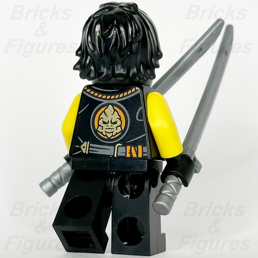 LEGO Ninjago Cole Minifigure Legacy Rebooted Black Ninja 'MASTER' 71736 njo575a - Bricks & Figures