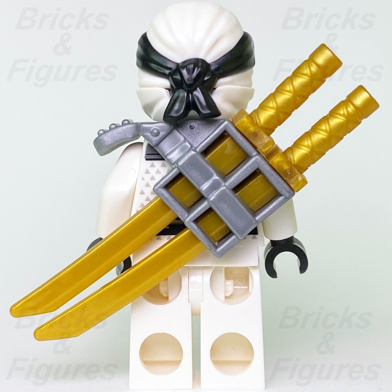 LEGO Ninjago Zane Minifigure Sons of Garmadon Scabbard Ice Ninja 70639 njo410 - Bricks & Figures