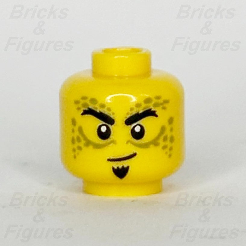 LEGO Dungeons & Dragons Gith Warlock Minifigure Head Part Male Yellow 710471
