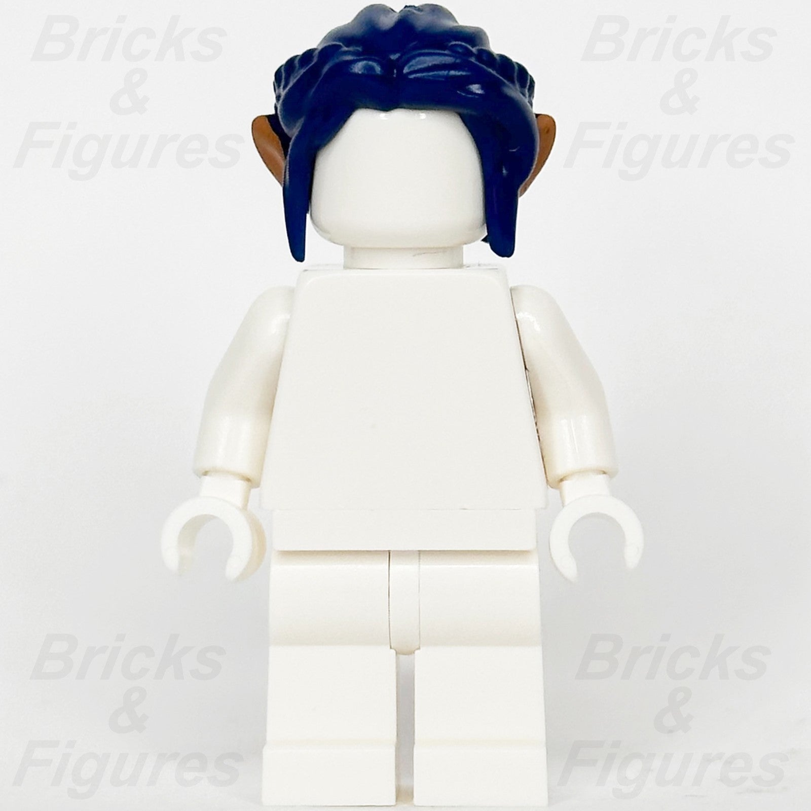 LEGO Elves Ears Hair Minifigure Part Elf Long Side Bangs Braids Dark Blue 411873