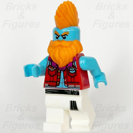 LEGO Monkie Kid Sandy Minifigure Red Vest Orange Beard Minifig 80054 mk145 - Bricks & Figures