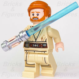 LEGO Star Wars ObiWan Kenobi Minifigure Dirt Stains Jedi Master 75269 Used0