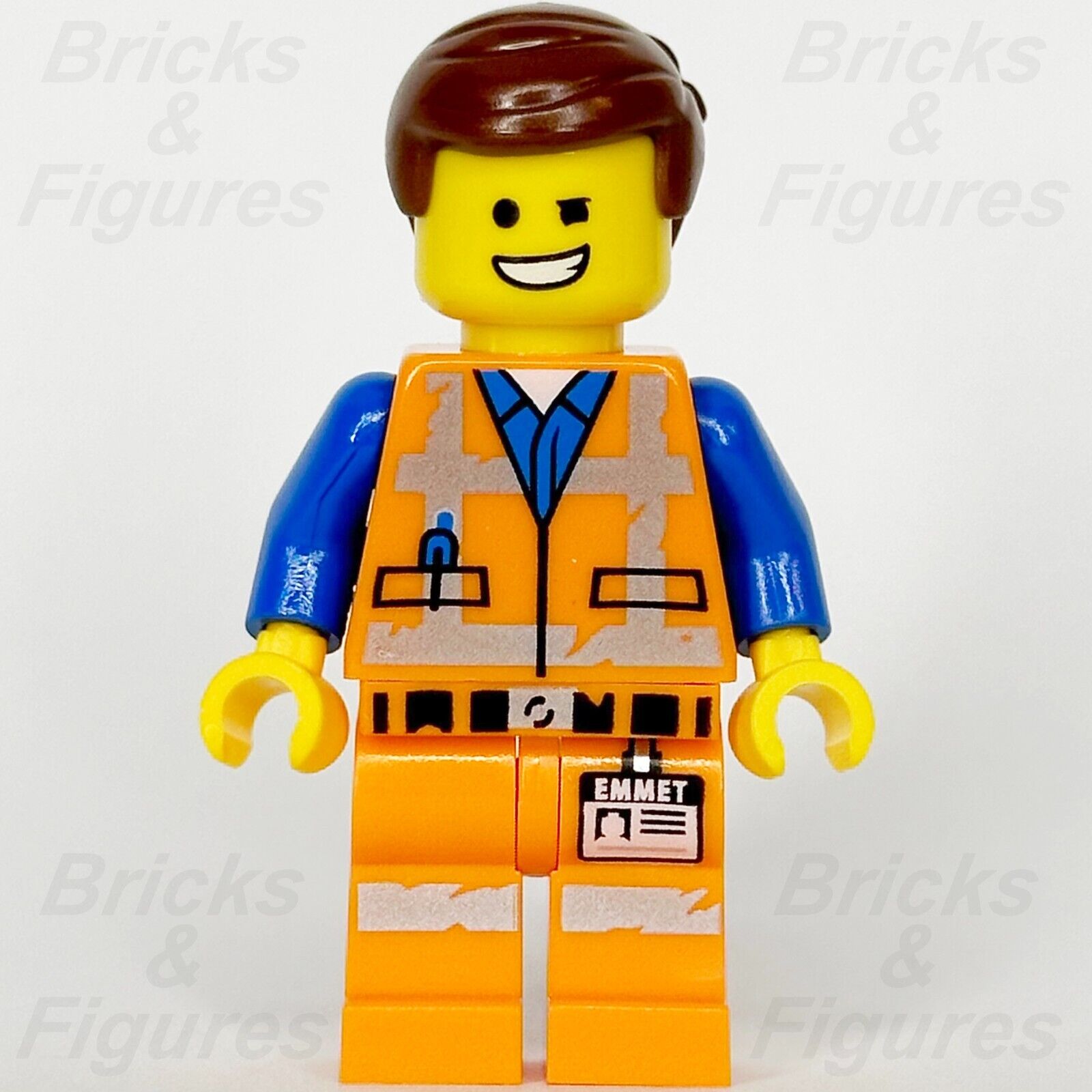The LEGO Movie 2 Emmet Minifigure Wink Smile / Scared Face 70830 70835 tlm120 - Bricks & Figures
