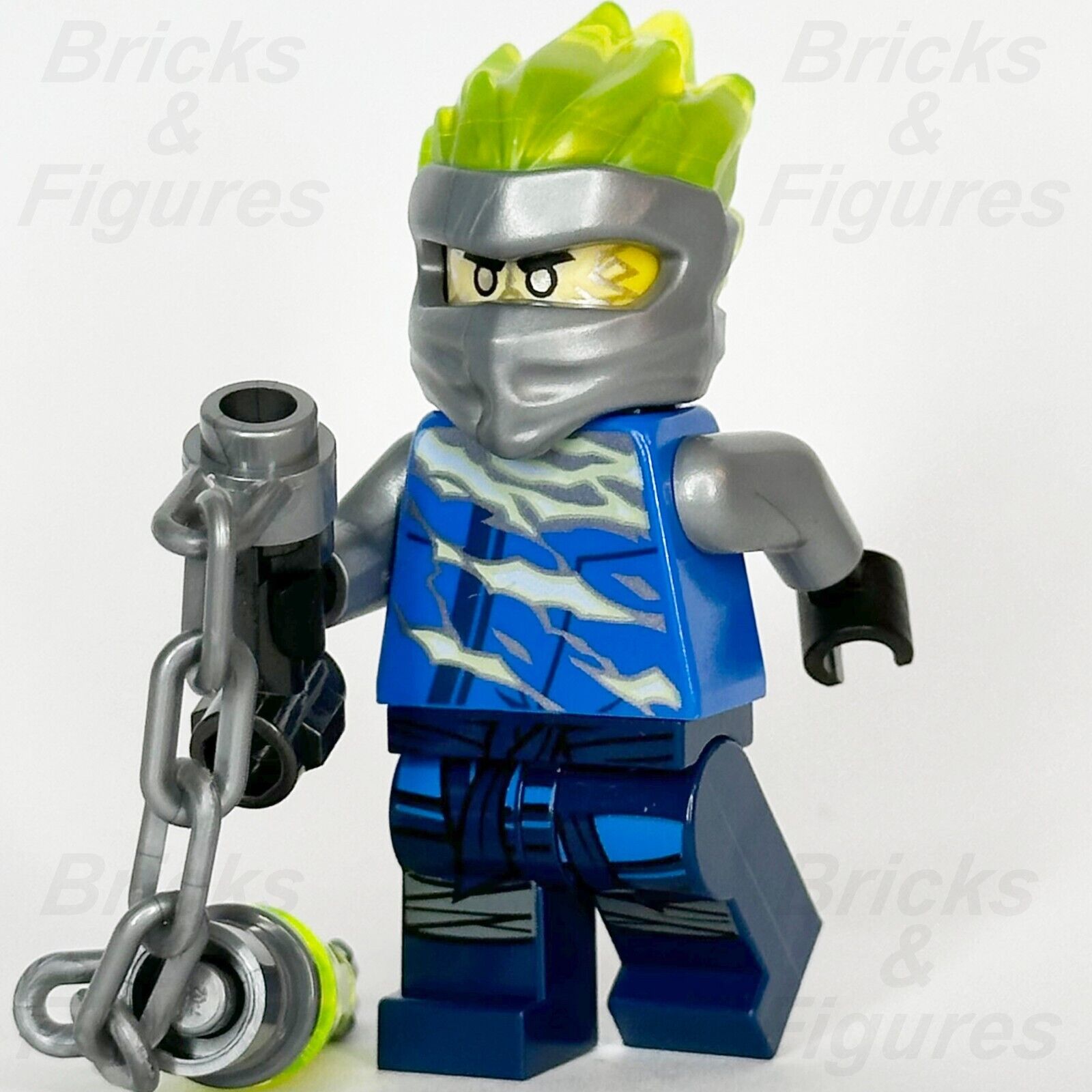 LEGO Ninjago Jay FS Minifigure Secrets of the Forbidden Spinjitzu Ninja 70682 - Bricks & Figures