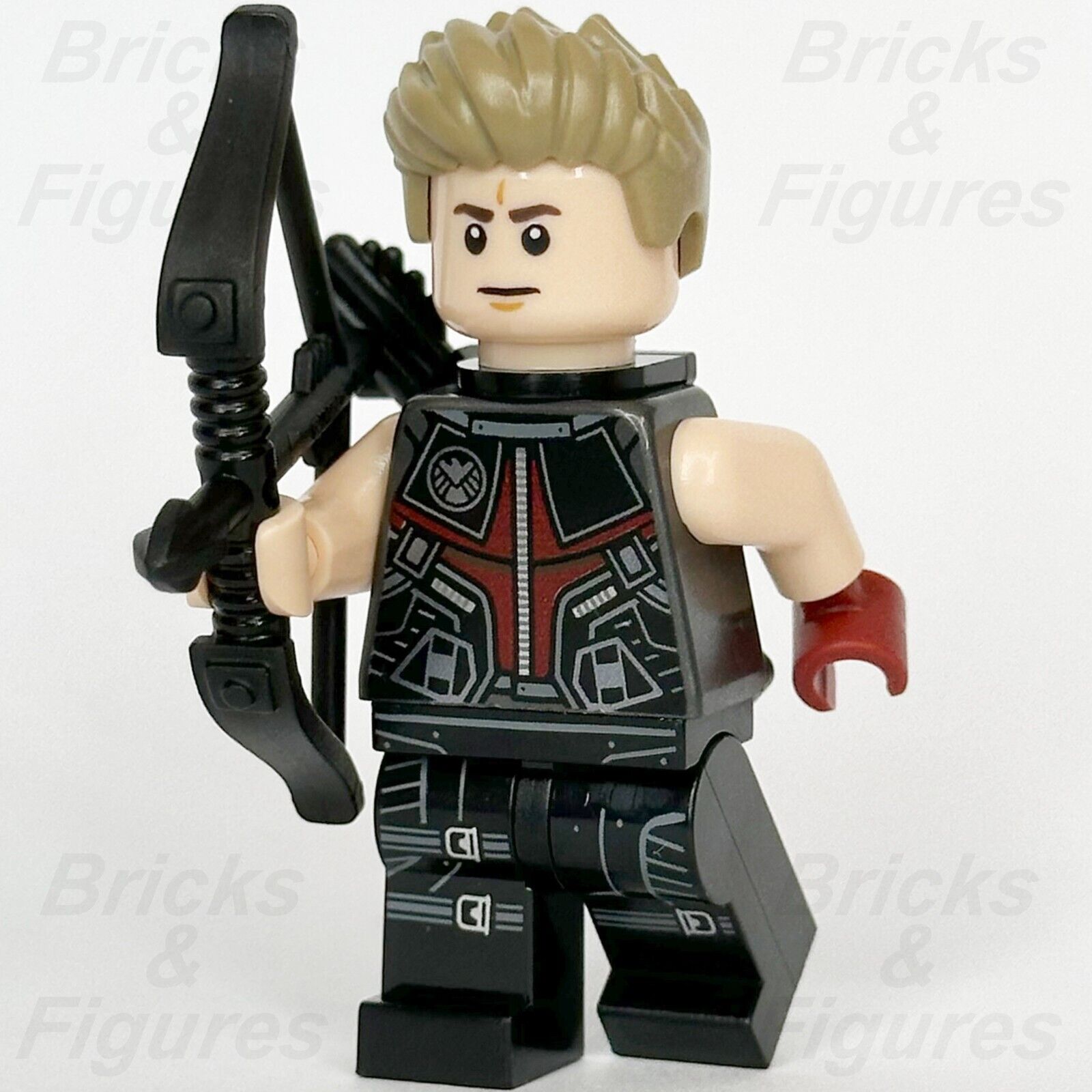 LEGO Super Heroes Hawkeye Minifigure Avengers Marvel Clint Barton 76269 sh925 - Bricks & Figures