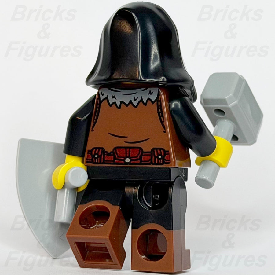 LEGO® Castle Wolfpack Minifigure Male Hammer Shield 910057 Series 6 bdp280 Hood2