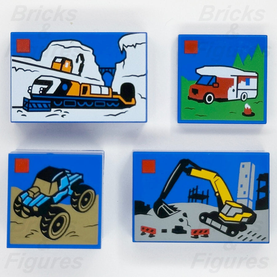 LEGO City Set Box Art Part Tiles Parcel 60402 60454 60420 60470 60500 x 40