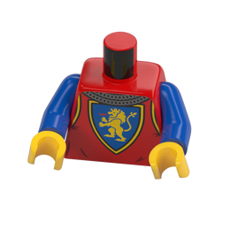 LEGO Minifigure Torso Part 6406251 76382 Castle Lion Knight Body x 1 - Bricks & Figures
