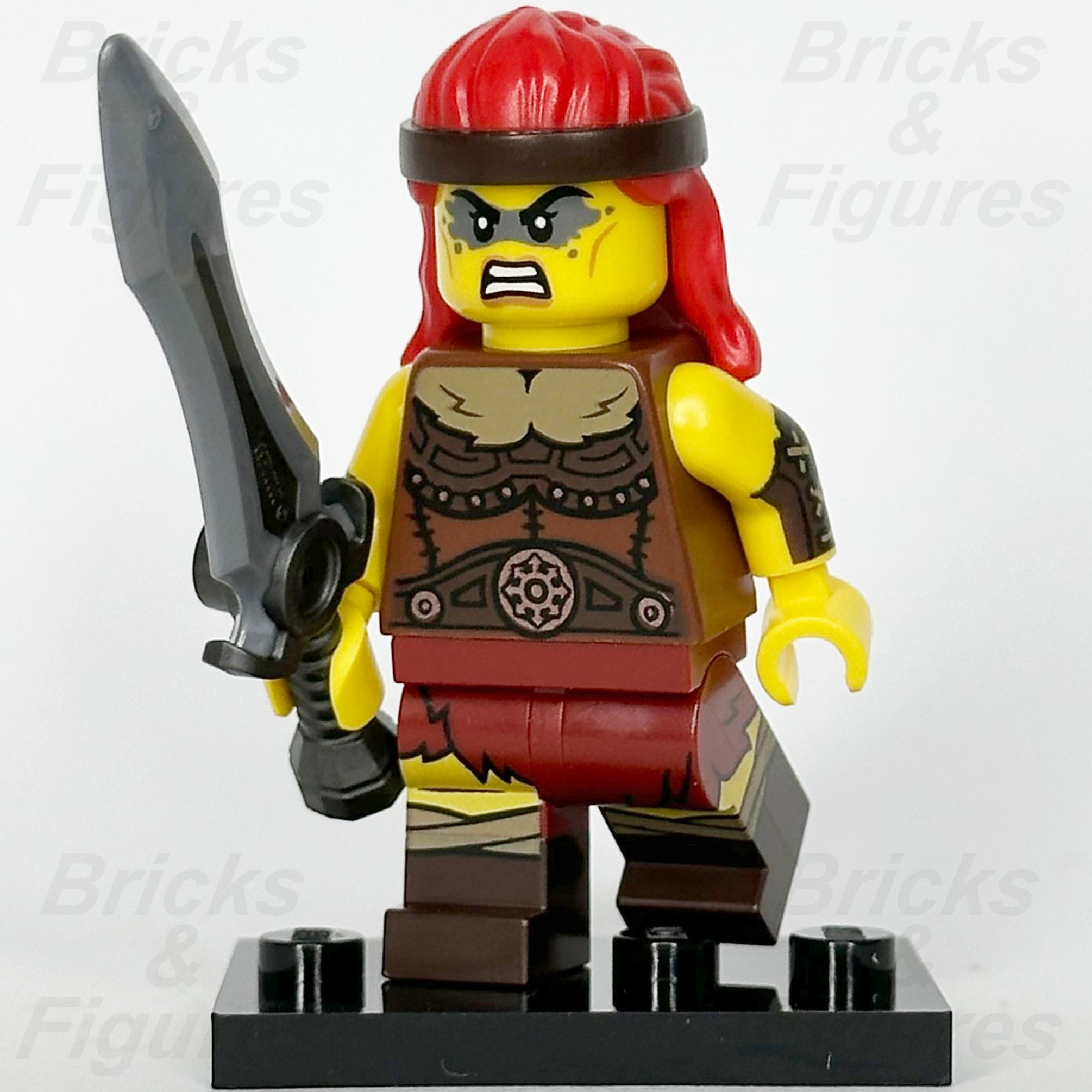 LEGO Minifigures Fierce Barbarian Minifigure Series 25 71045 col25-11 Warrior - Bricks & Figures