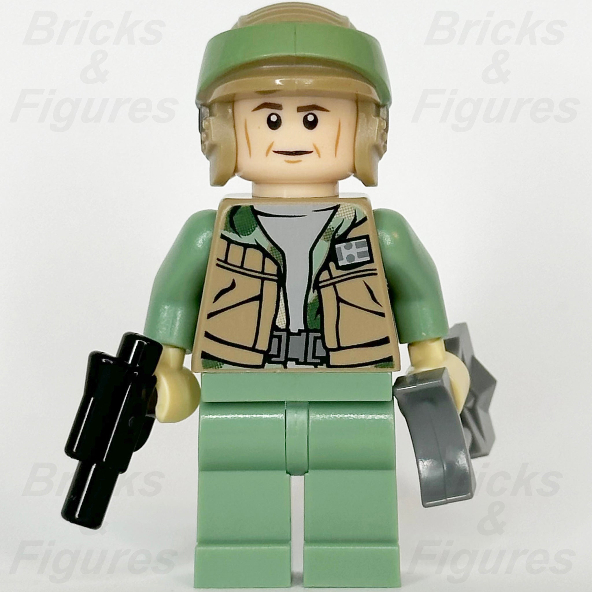 LEGO Star Wars Endor Rebel Commando Minifigure Trooper Vest 9489 10236 sw0367 - Bricks & Figures