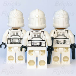 3 x Star Wars LEGO 332nd Company Clone Trooper Ahsoka Paint Minifigure 75283 - Bricks & Figures