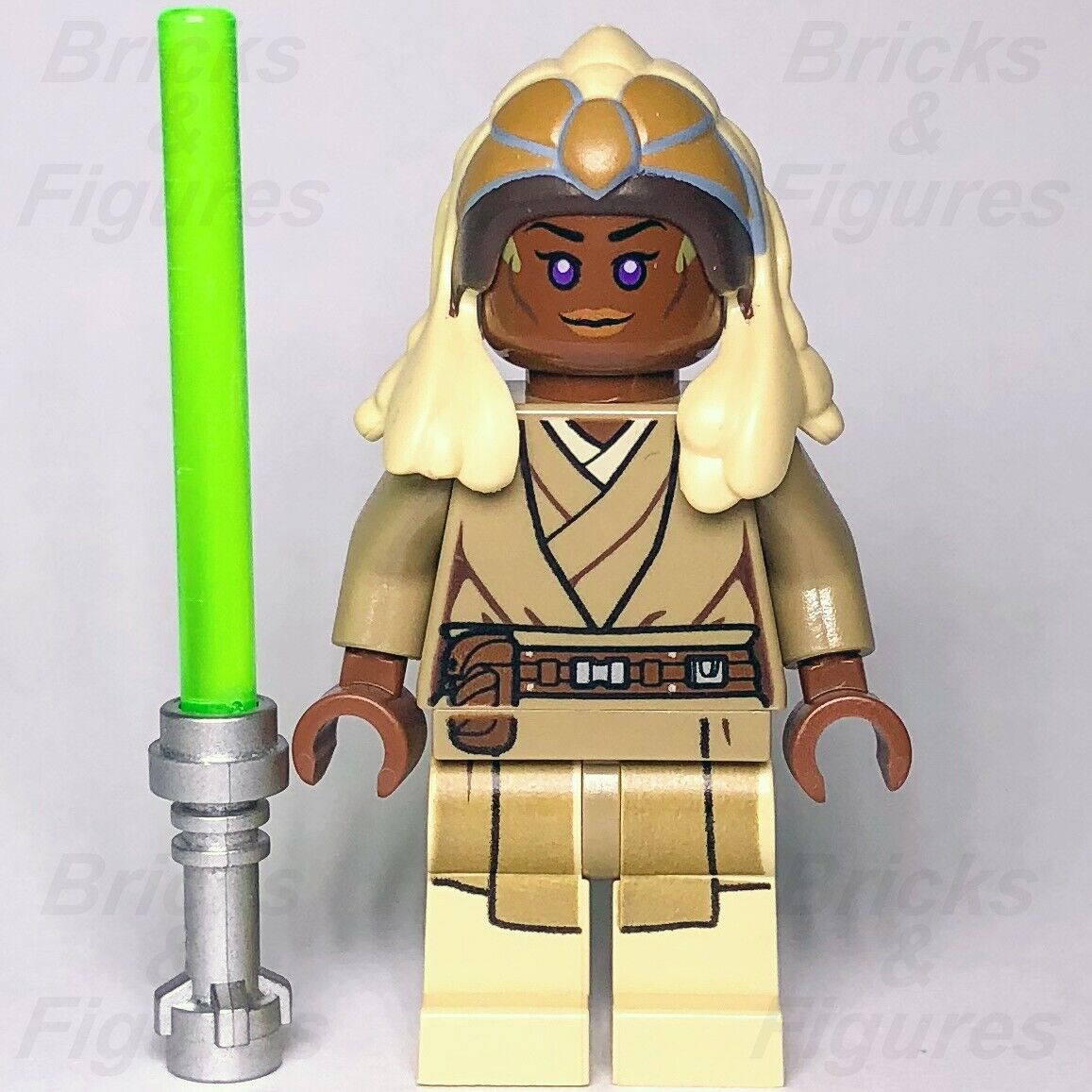 LEGO Star Wars Stass Allie Minifigure Jedi Master Episode 2 75016 sw0469 - Bricks & Figures