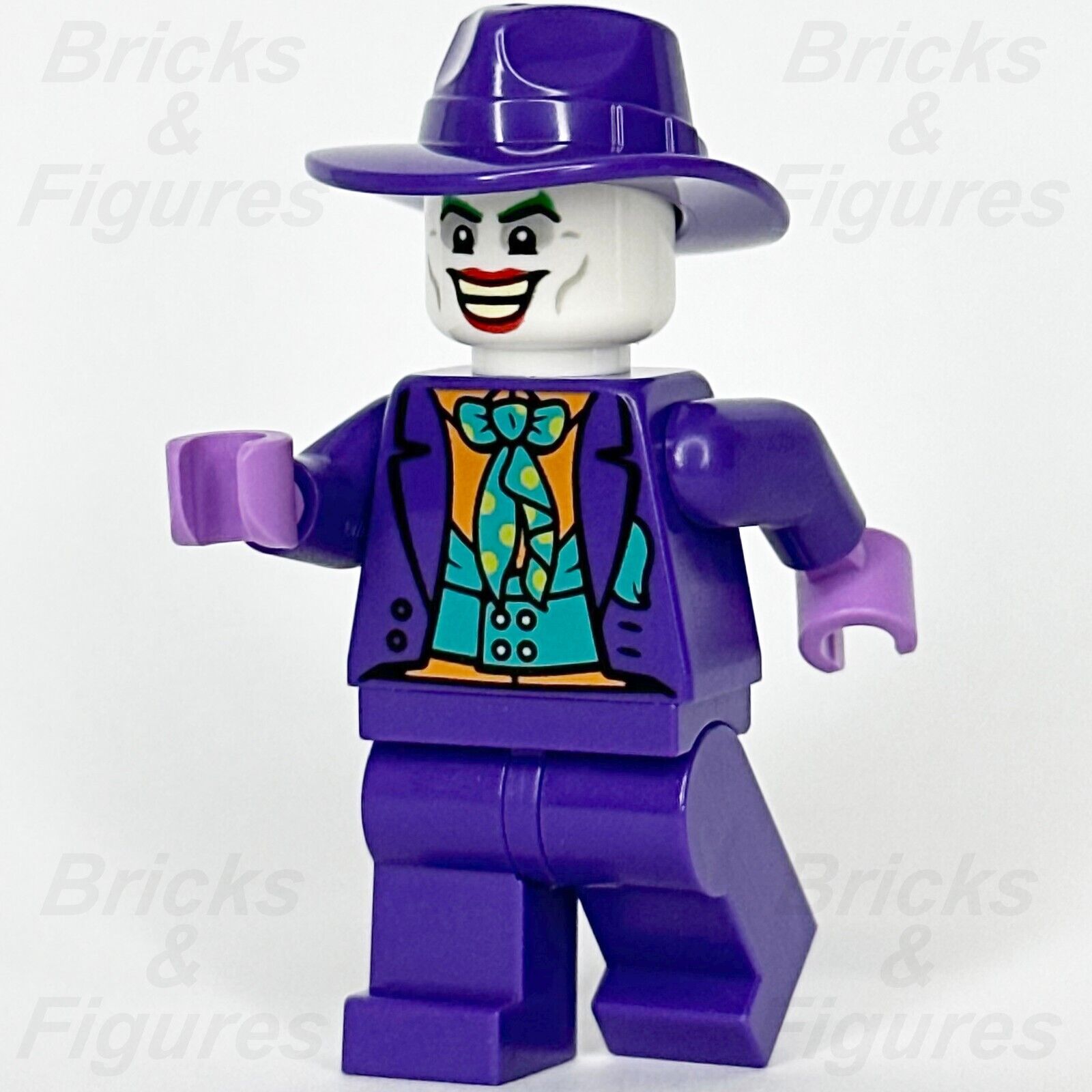 LEGO Super Heroes The Joker Minifigure DC Tim Burton's Batman 76265 sh900 Hat - Bricks & Figures