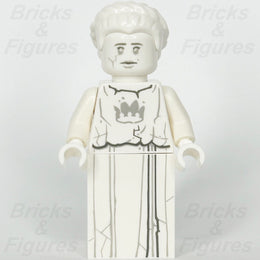 LEGO Nexo Knights White Stone Statue Minifigure Yellow Eyes Crown 70357 nex121 - Bricks & Figures