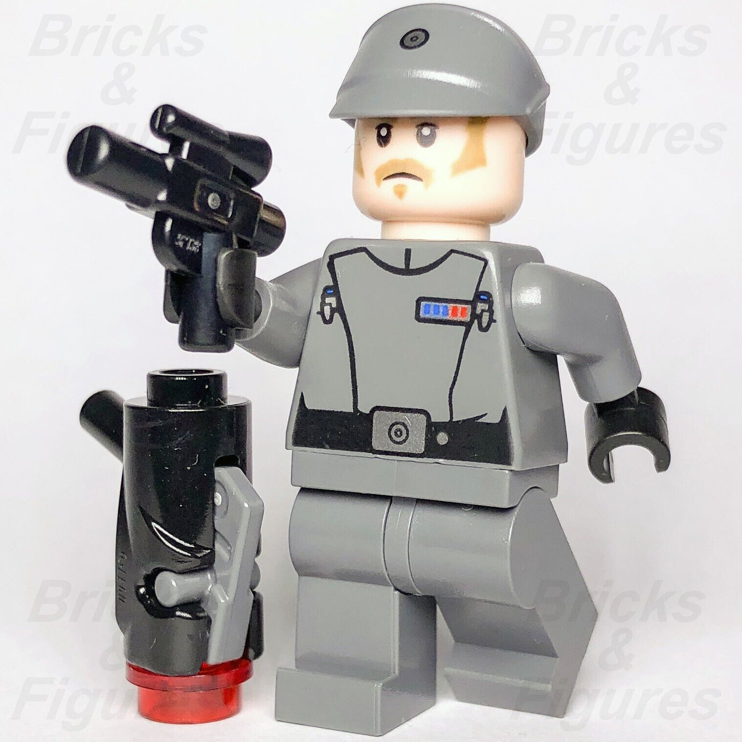 LEGO Star Wars Imperial Recruitment Officer Minifigure Solo Chief 75207 sw0913 - Bricks & Figures