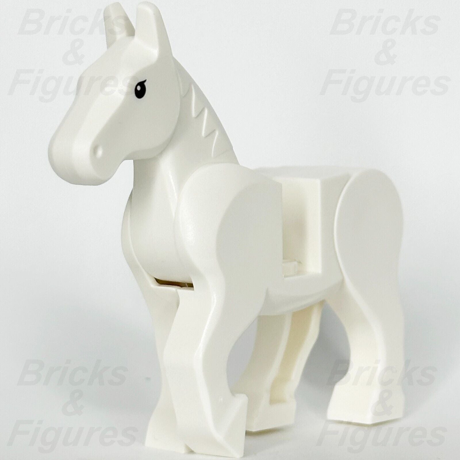 LEGO White Horse Minifigure Animal Part Movable Legs 76266 10352c01pb09 Minifig - Bricks & Figures