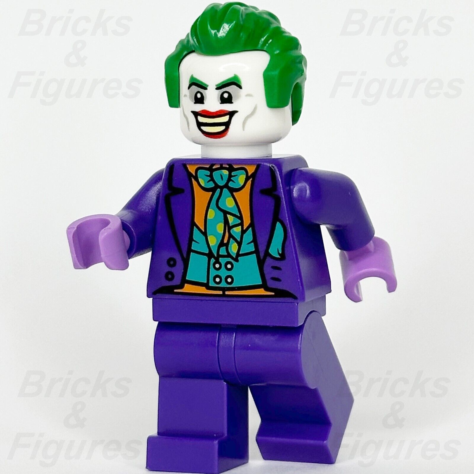 LEGO Super Heroes The Joker Minifigure DC Tim Burton's Batman 76224 sh901 Hair - Bricks & Figures