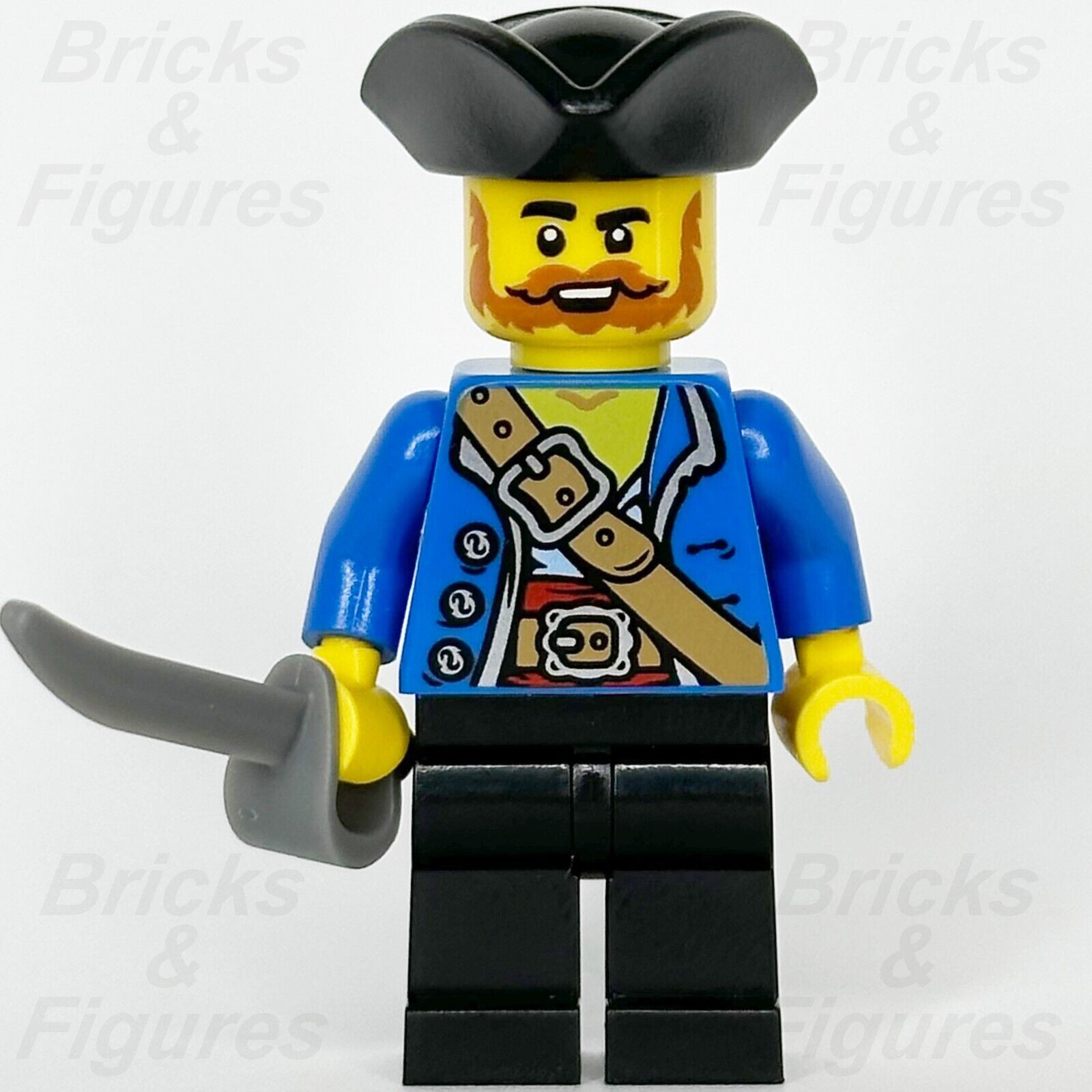 LEGO Pirate Minifigure Pirates IV Creator Treasure Hunter Cutlass 40597 pi197 - Bricks & Figures