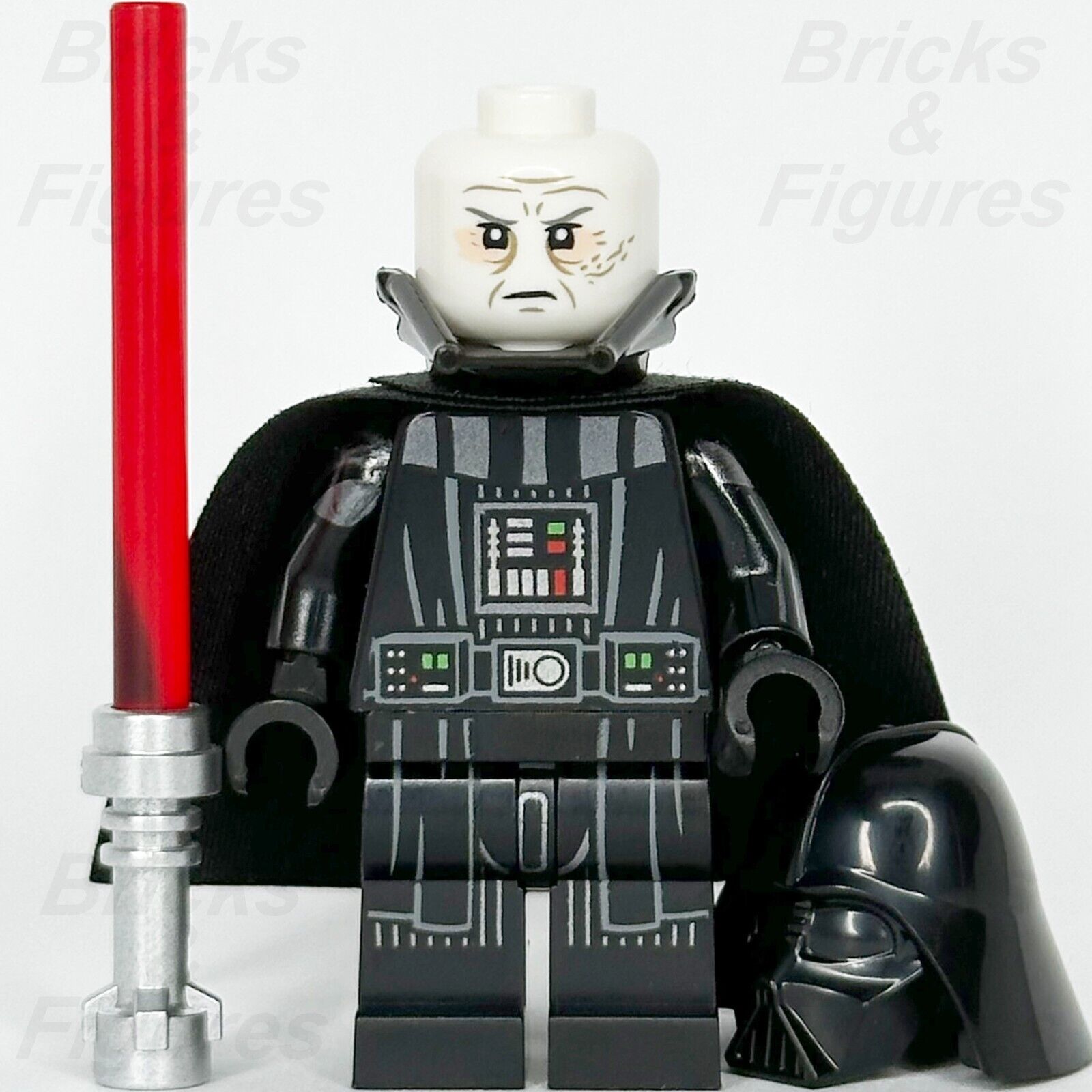 LEGO Star Wars Darth Vader Minifigure Printed Arms White Head Frown 75347 sw1273 - Bricks & Figures