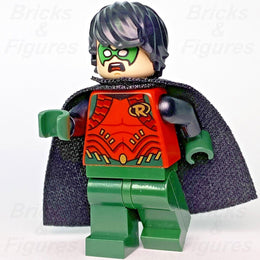 DC Super Heroes LEGO Robin Green Mask & Cape Batman 2 Minifigure 76034 sh195 - Bricks & Figures