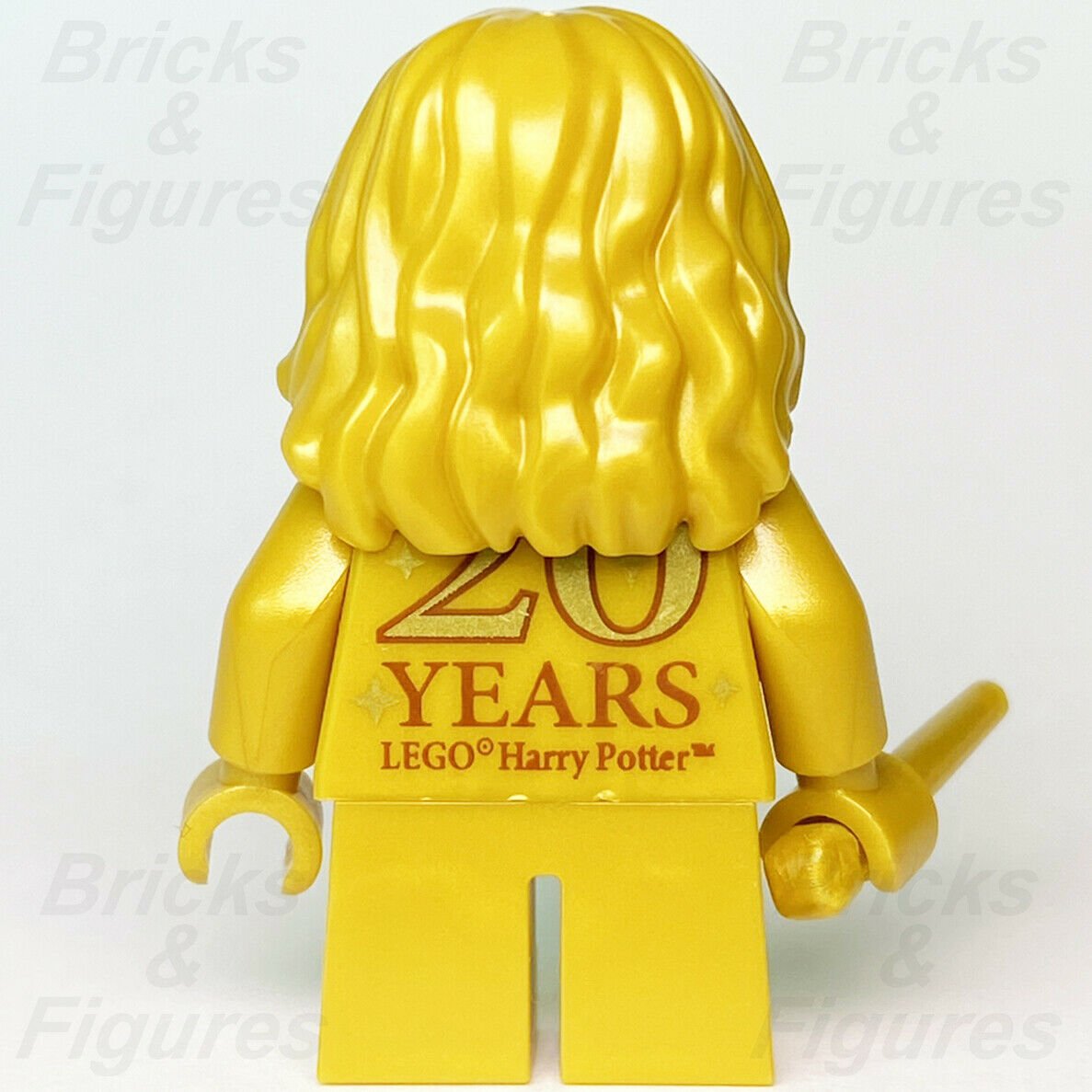 Harry Potter LEGO Hermione Granger Gold 20th Anniversary Minifigure 76387 hp276 - Bricks & Figures