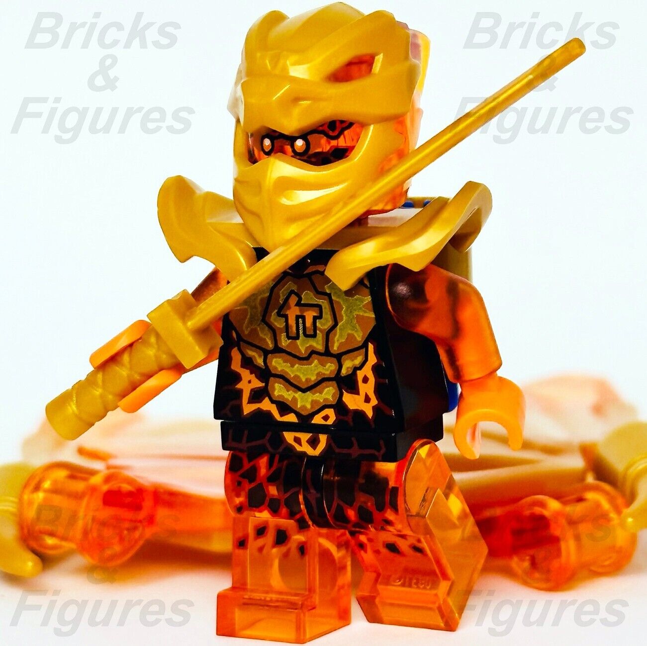 LEGO Cole Golden Dragon Ninjago Crystalized Minifigure 71770 njo781 Ninja New