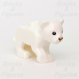 LEGO Town City White Baby Lion Cub Wildlife Rescue Animal Minifigure Part 60307 - Bricks & Figures