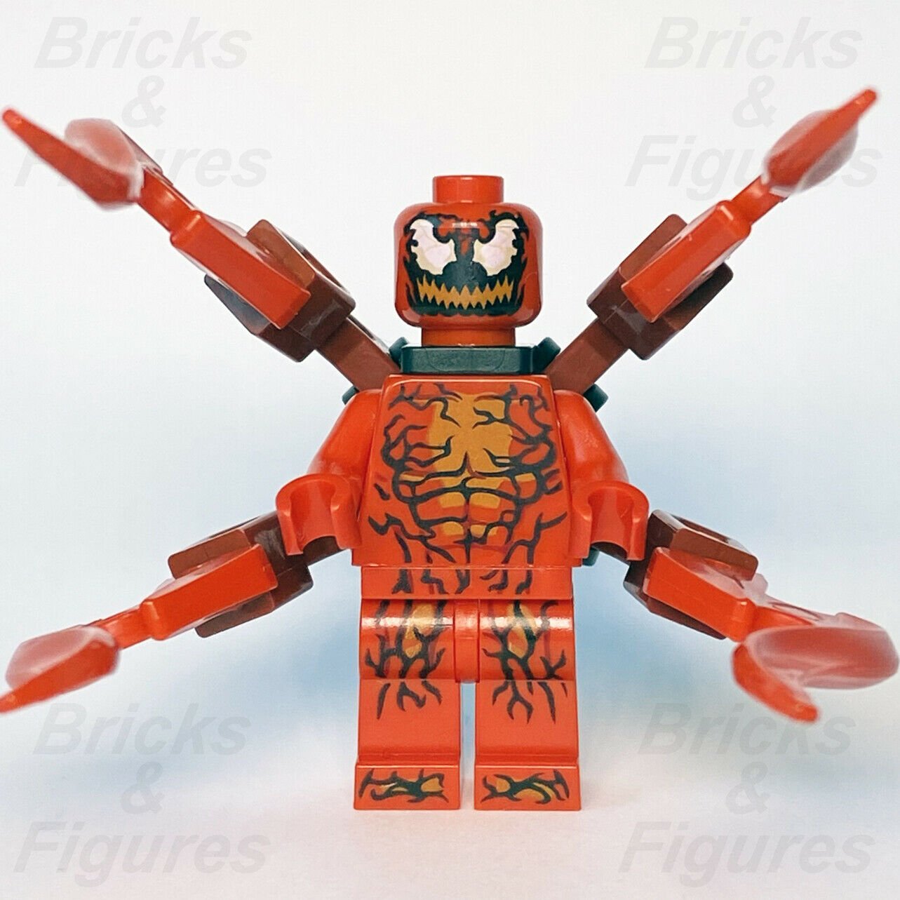 Marvel Super Heroes LEGO Carnage Cletus Kasady Spider-Man Minifigure 76173 - Bricks & Figures