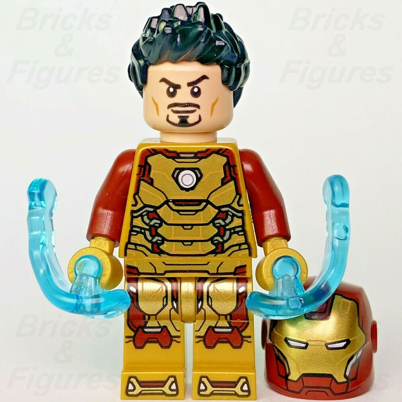 Marvel Super Heroes LEGO Iron Man Mark 42 Armor Suit Avengers Minifigure 76203 - Bricks & Figures