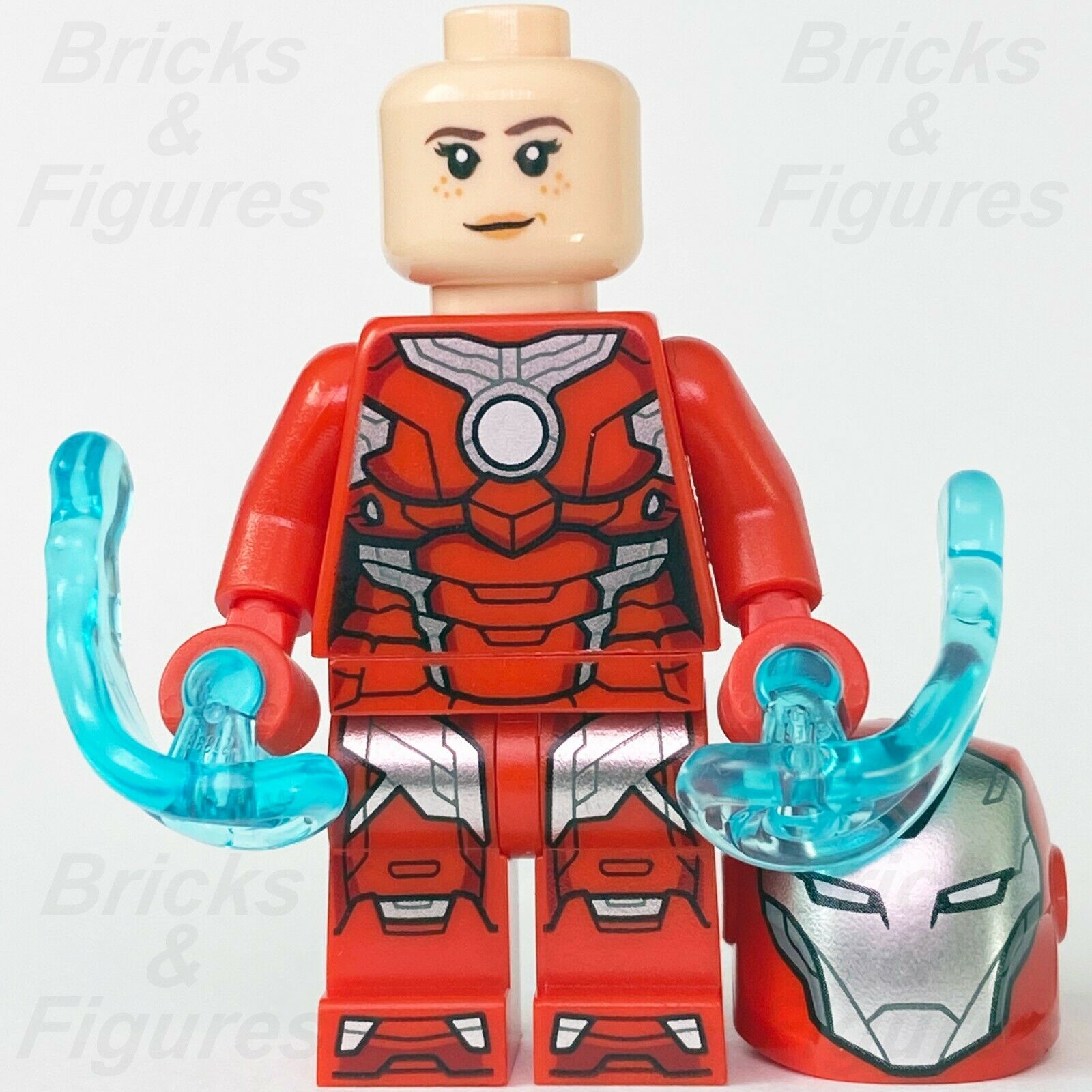 Marvel Super Heroes LEGO Pepper Potts Rescue Red Armor Avengers Minifigure 76164 - Bricks & Figures