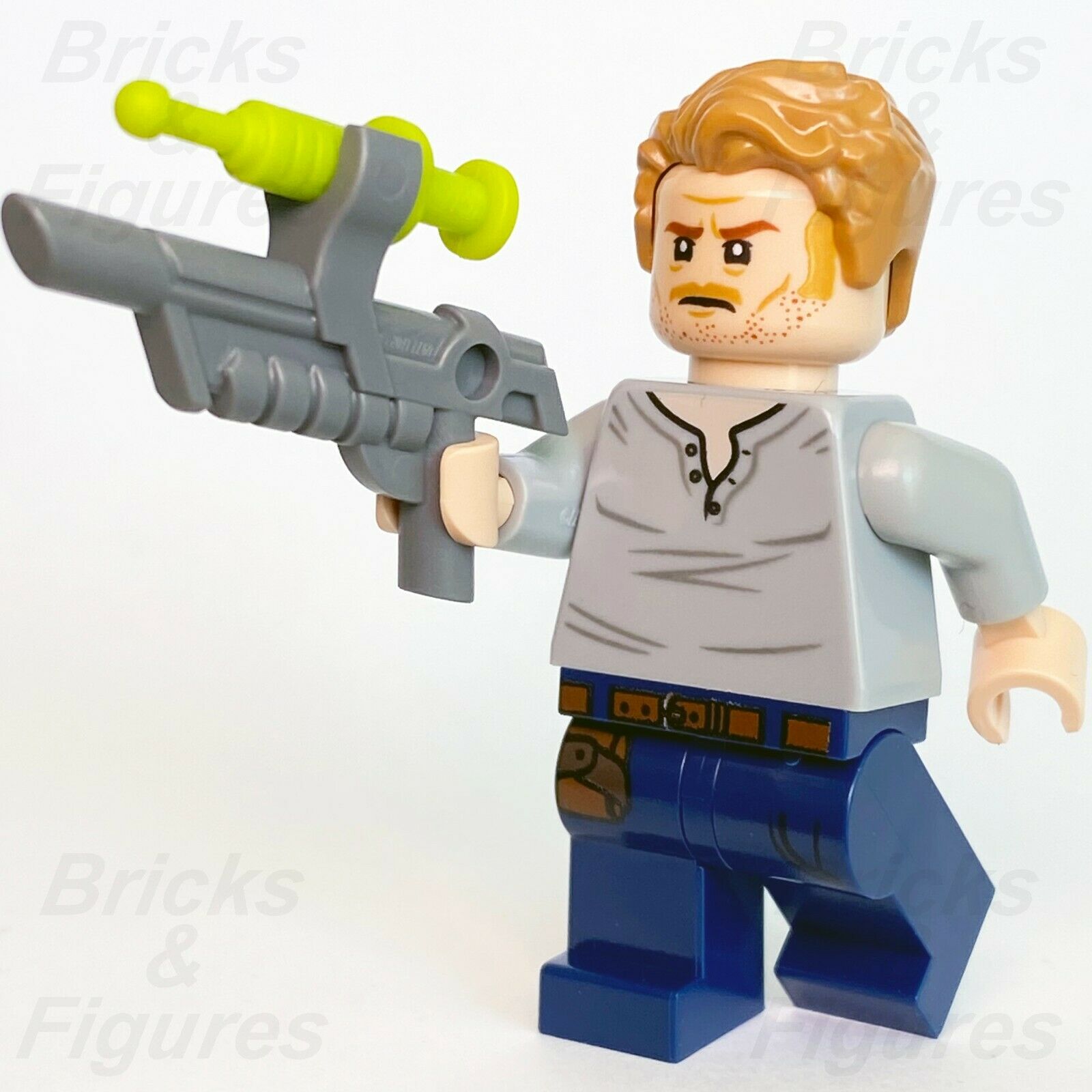 New Jurassic World LEGO Owen Grady with Kayak Foil Pack Set Minifigure 122007 - Bricks & Figures