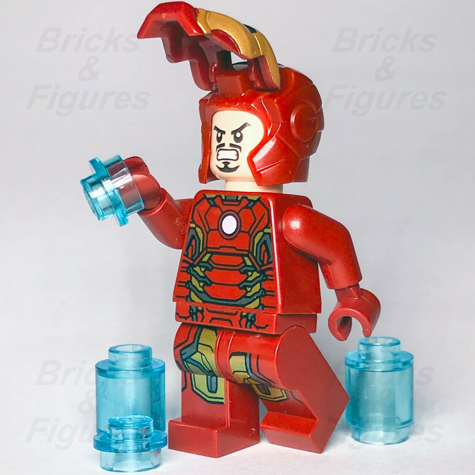 New Marvel Super Heroes LEGO Iron Man Mark 43 Minifigure 76038 76032 76031 - Bricks & Figures
