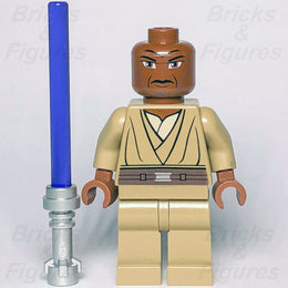 New Star Wars LEGO Mace Windu Jedi Master Clone Wars Minifigure 7868 8019 - Bricks & Figures