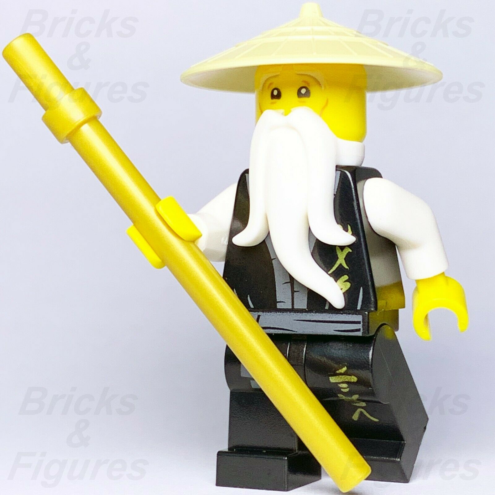 Ninjago LEGO Sensei Wu Legacy Ninja Master Black Robe Minifig 70670 70