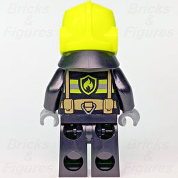 Town City LEGO Fireman Clemmons Firefighter Fire Minifigure 60321 cty1358 New - Bricks & Figures