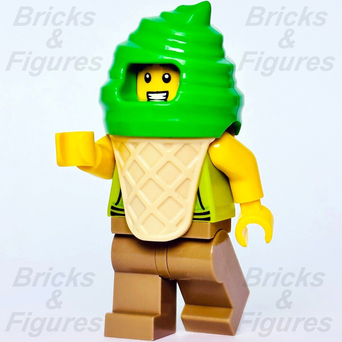 Town City LEGO Ice Cream Vendor Recreation Minifigure 60328 cty1389 Costume New - Bricks & Figures