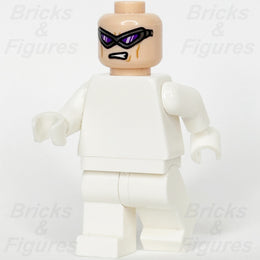 LEGO Super Heroes Hawkeye Minifigure Head Part Pearl Dark Gray Visor 3626pb25592